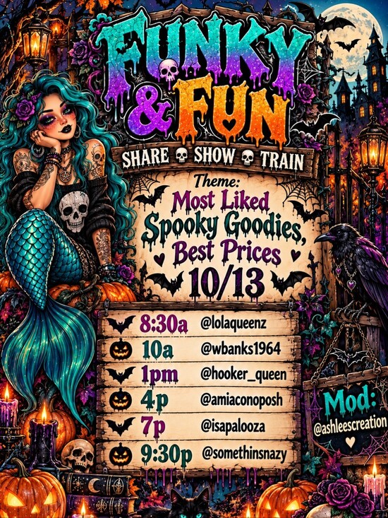 Funky & Fun Other - 10/13 Funky & Fun- Bring Your Best Deals- Share Show Train 8:30am- Late